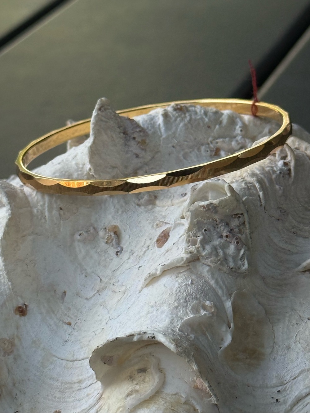 Monet vintage Gold-Tone Textured Bracelet